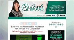 Desktop Screenshot of angelabrook.com